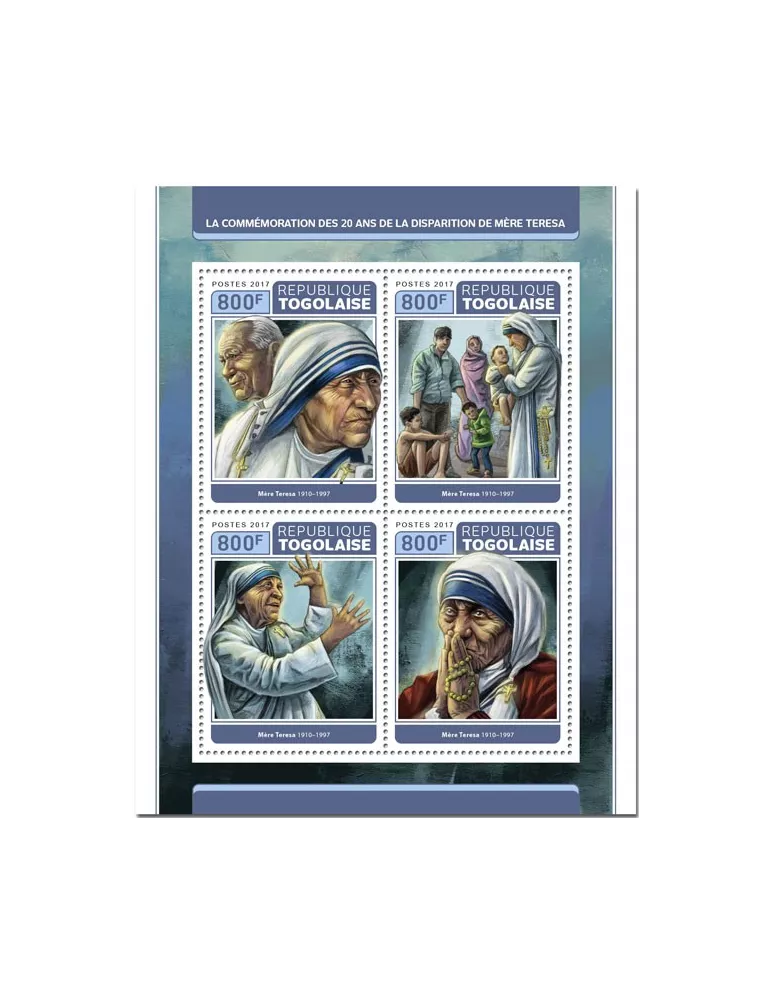 n° 5726/5729 - Timbre TOGO  Poste