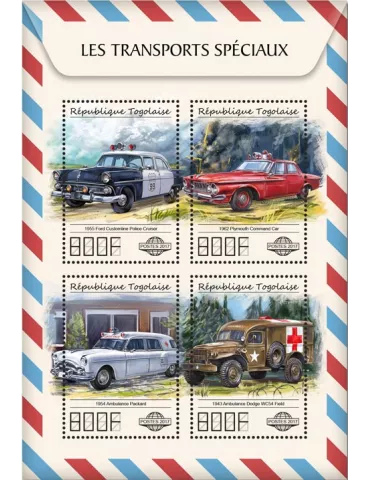 n° 5865/5868 - Timbre TOGO  Poste