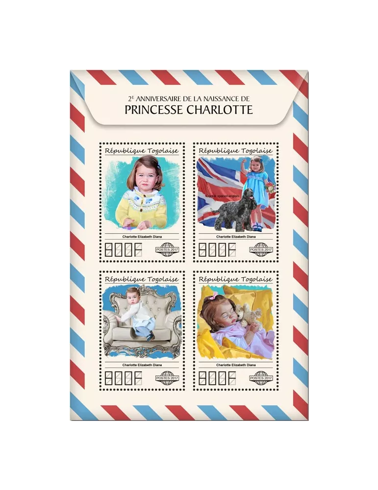 n° 5873/5876 - Timbre TOGO  Poste