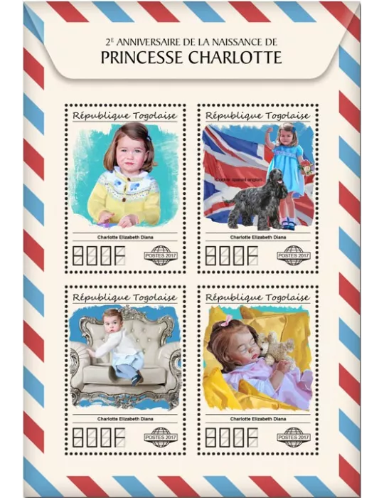 n° 5873/5876 - Timbre TOGO  Poste
