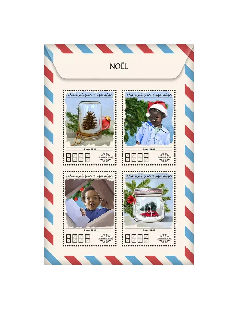 n° 5877/5880 - Timbre TOGO  Poste