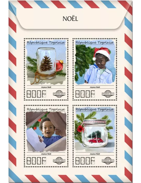 n° 5877/5880 - Timbre TOGO  Poste