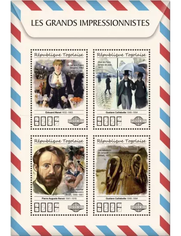 n° 5889/5892 - Timbre TOGO  Poste