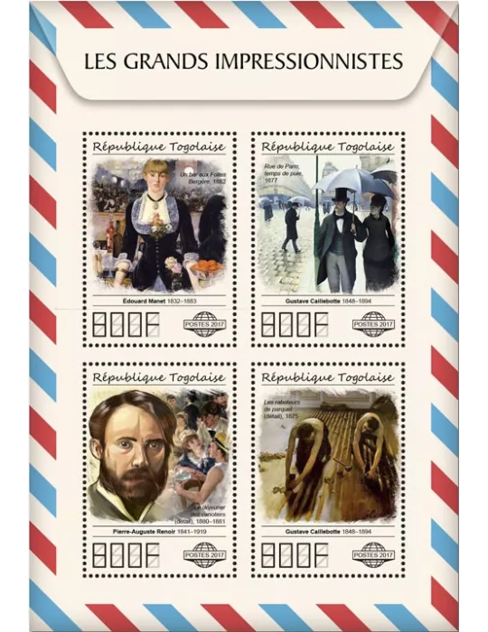 n° 5889/5892 - Timbre TOGO  Poste