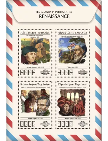 n° 5913/5916 - Timbre TOGO  Poste