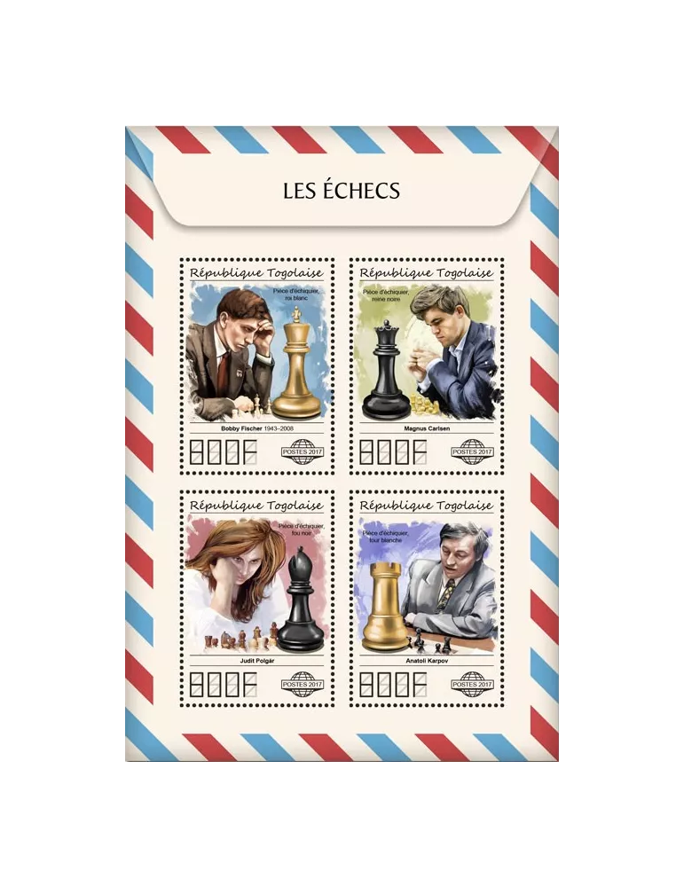 n° 5917/5920 - Timbre TOGO  Poste