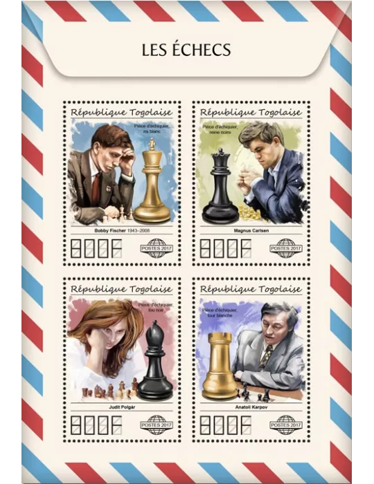 n° 5917/5920 - Timbre TOGO  Poste
