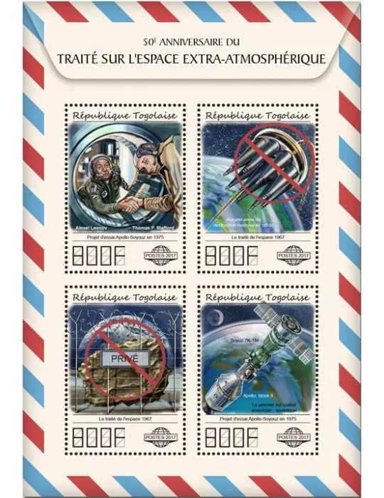 n° 5925/5928 - Timbre TOGO  Poste