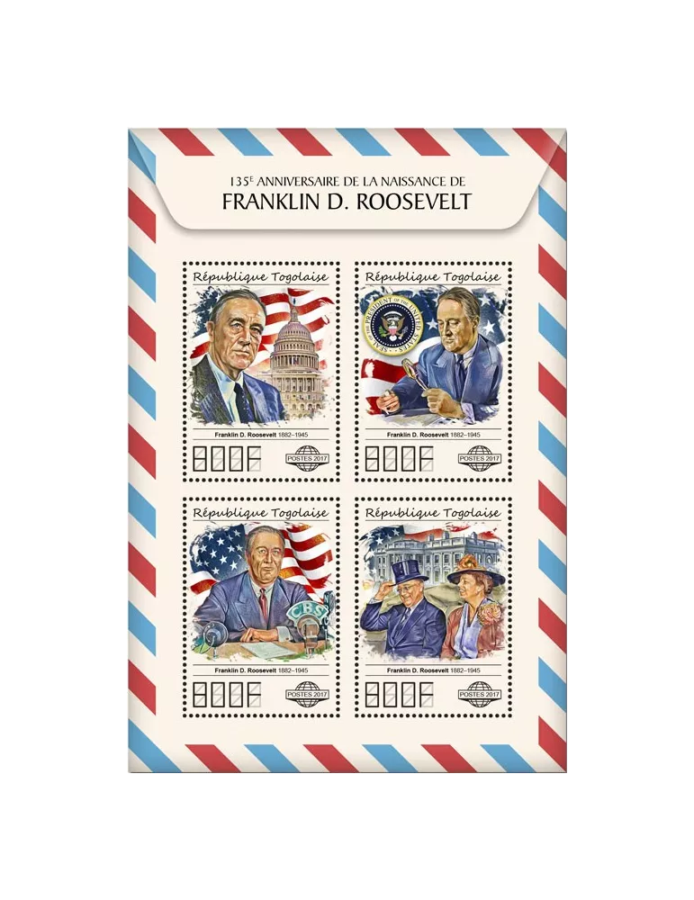 n° 5941/5944 - Timbre TOGO  Poste