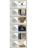 n° 80/85 - Timbre GIBRALTAR Timbres de distributeurs