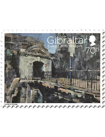n° 1838/1839 et 1840/1841 - Timbre GIBRALTAR Poste 2