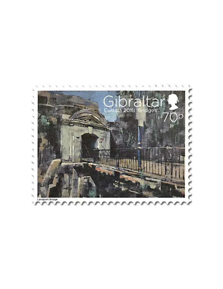 n° 1838/1839 et 1840/1841 - Timbre GIBRALTAR Poste