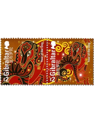 n° 1836/1837 - Timbre GIBRALTAR Poste
