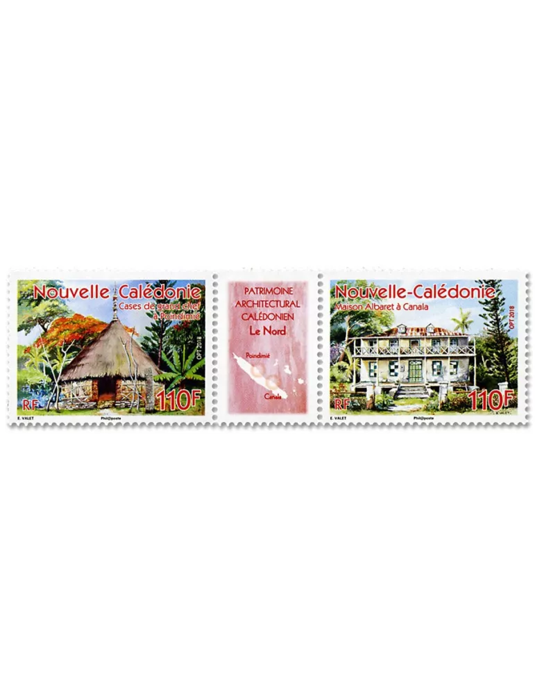 n° 1333/1334 - Timbre Nelle-Calédonie Poste