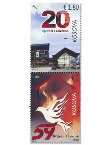 n° 273/274 - Timbre KOSOVO Poste