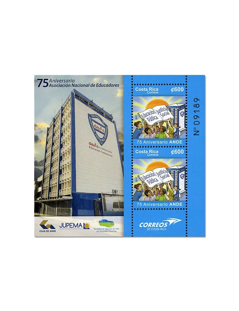 n° 62 - Timbre COSTA RICA Blocs et feuillets