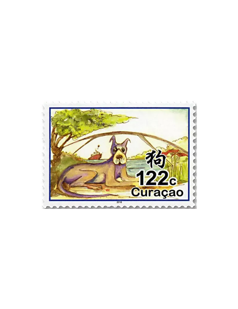 n° 579/584 - Timbre CURACAO Poste