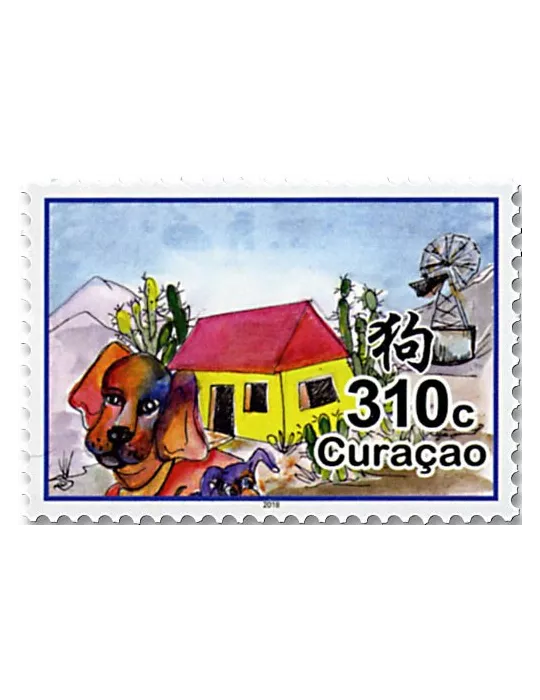 n° 579/584 - Timbre CURACAO Poste