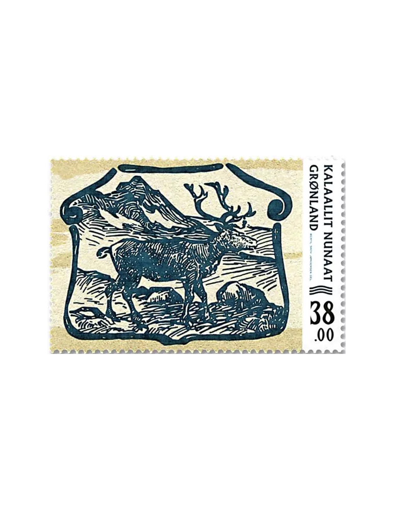 n° 763/764 - Timbre GROENLAND Poste