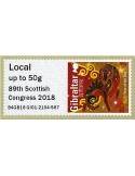 n° 88 - Timbre GIBRALTAR Timbres de distributeurs