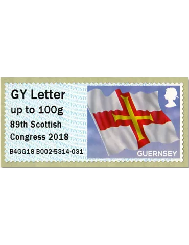 n° 34 - Timbre GUERNESEY Timbres de distributeurs
