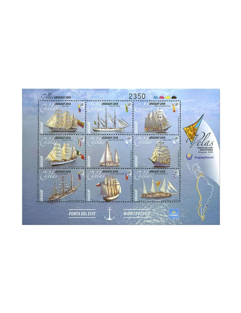 n° 2879/2887 - Timbre URUGUAY Poste