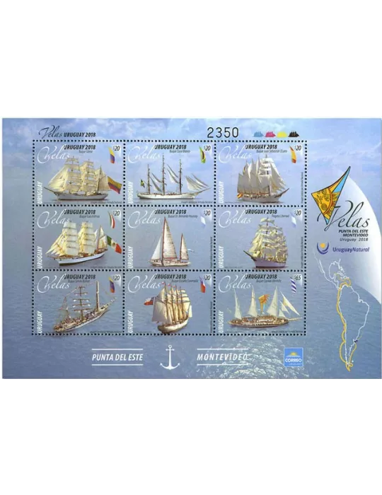 n° 2879/2887 - Timbre URUGUAY Poste