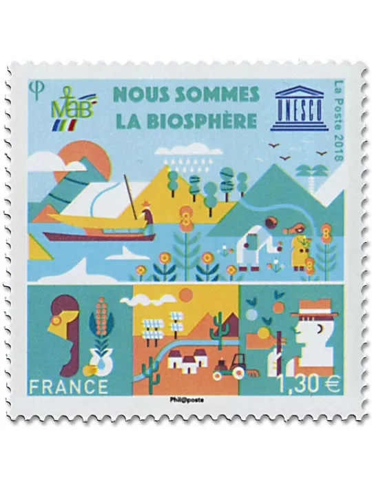 n° 172 - Timbre France Service