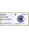 n° 90 - Timbre GIBRALTAR Timbres de distributeurs