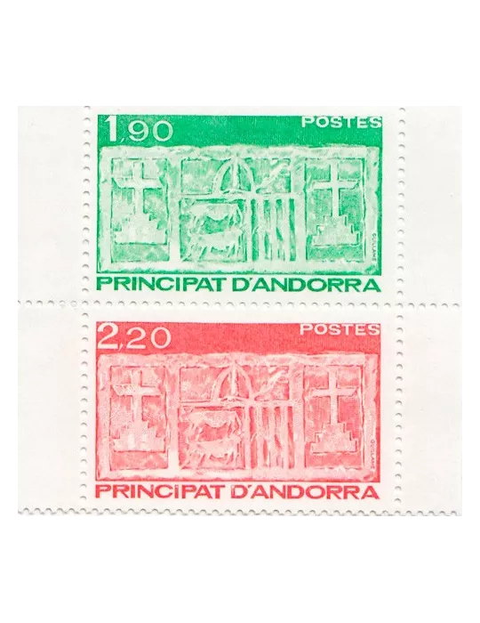 n° 356A -  Timbre Andorre Poste