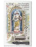 n° 818 - Timbre Andorre Poste