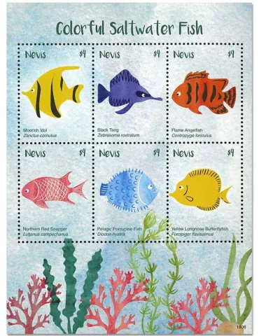 n° 2733/2738 - Timbre NEVIS Poste