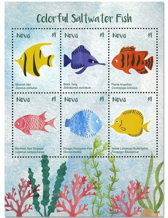 n° 2733/2738 - Timbre NEVIS Poste