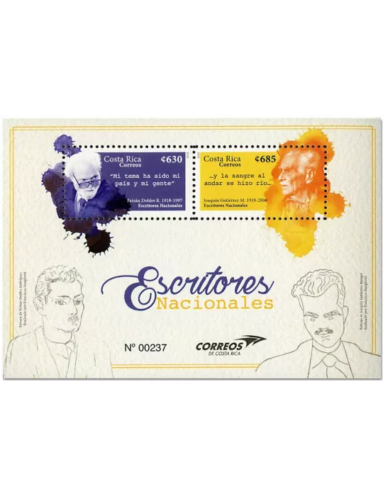 n° 64 - Timbre COSTA RICA Blocs et feuillets