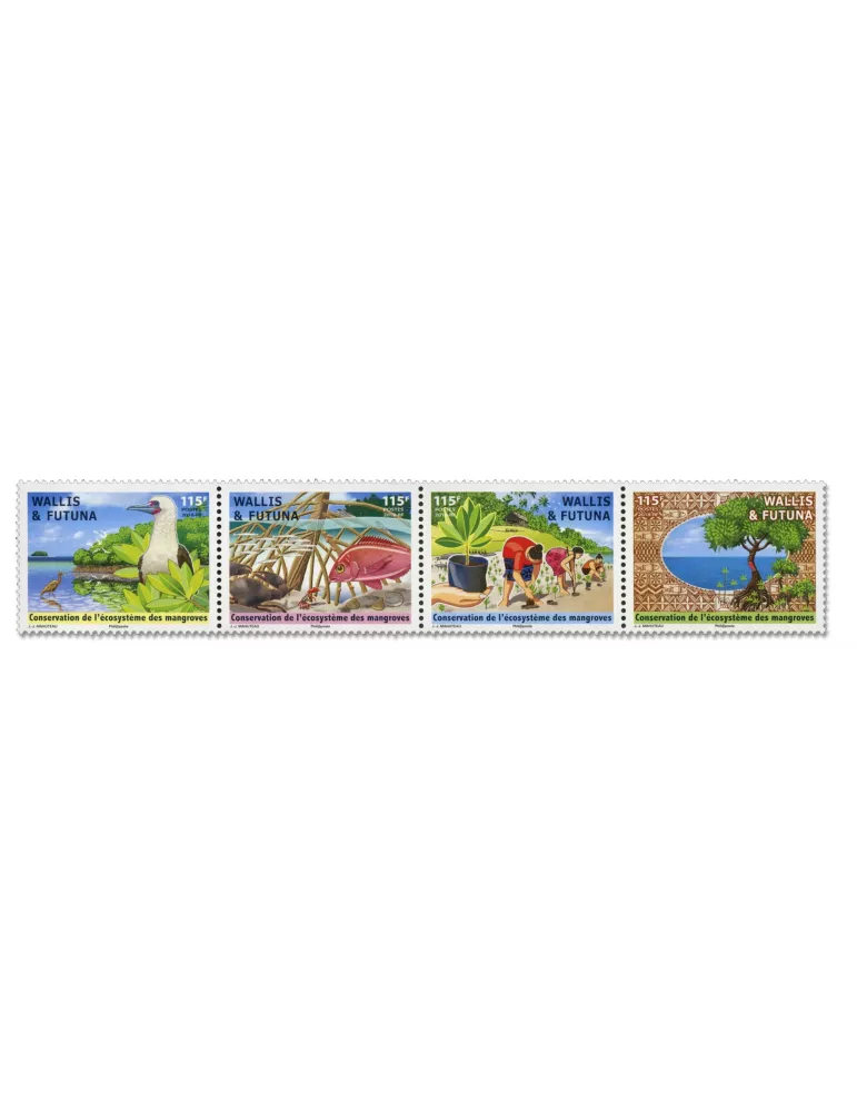 n° 897/900 - Timbre Wallis et Futuna Poste