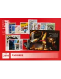 n° 809/823 -  Timbre Andorre Année complète (2018)