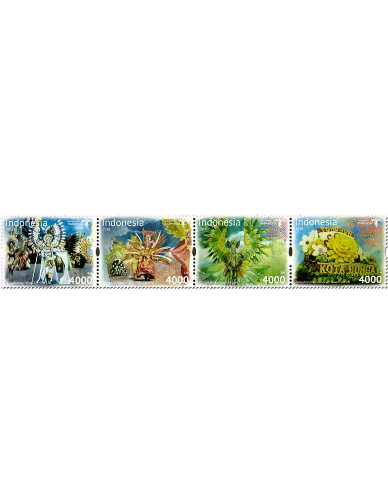 n° 2884/2887 - Timbre INDONESIE Poste