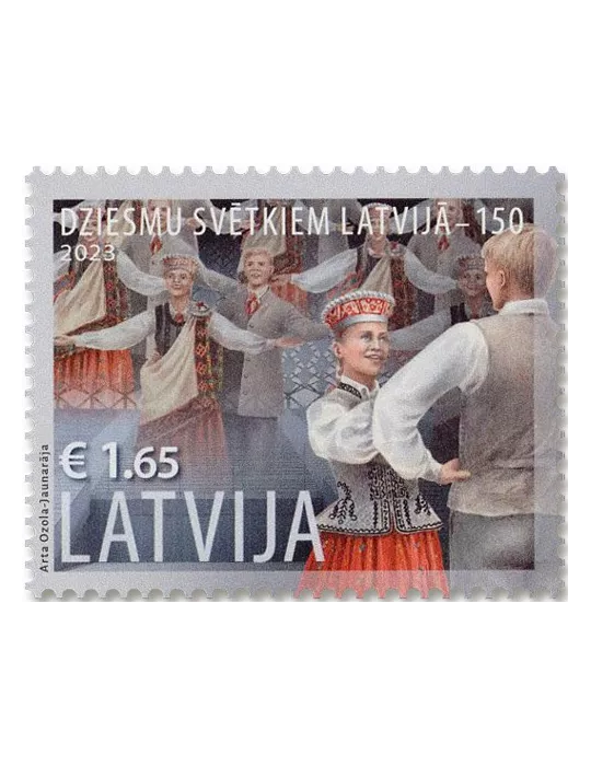 n° 1174/1175 - Timbre LETTONIE Poste