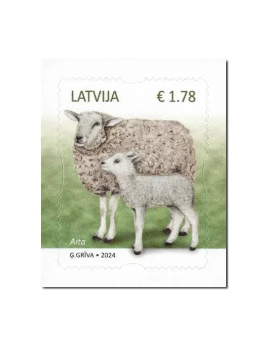 n° 1186/1188 - Timbre LETTONIE Poste