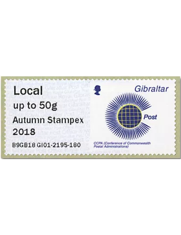 n° 95 - Timbre GIBRALTAR Timbres de distributeurs