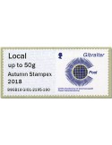 n° 95 - Timbre GIBRALTAR Timbres de distributeurs