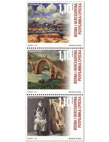 n° 829/831 - Timbre REPUBLIQUE SERBE (DE BOSNIE) Poste