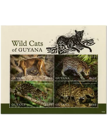n° 7007/7010 - Timbre GUYANA Poste