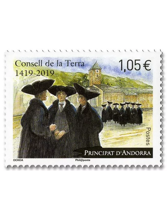 n° 827 - Timbre Andorre Poste