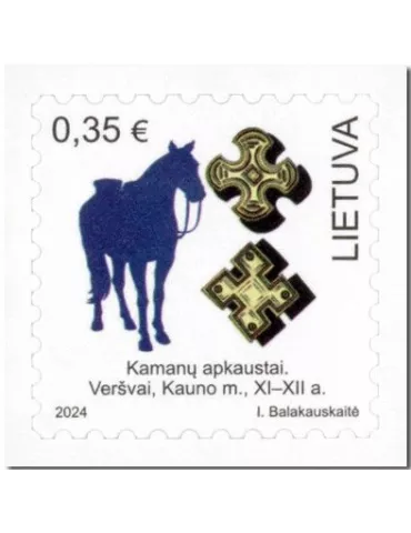 n° 1216/1218 - Timbre LITUANIE Poste 2