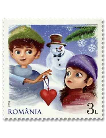 n° 6386/6389 - Timbre ROUMANIE Poste 2