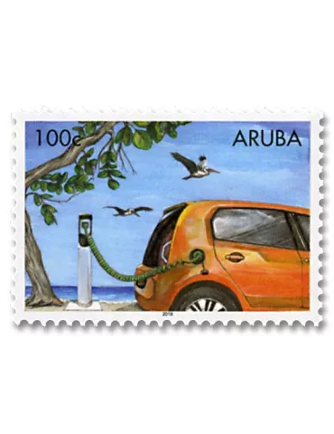 n° 1042/1046 - Timbre ARUBA Poste 2