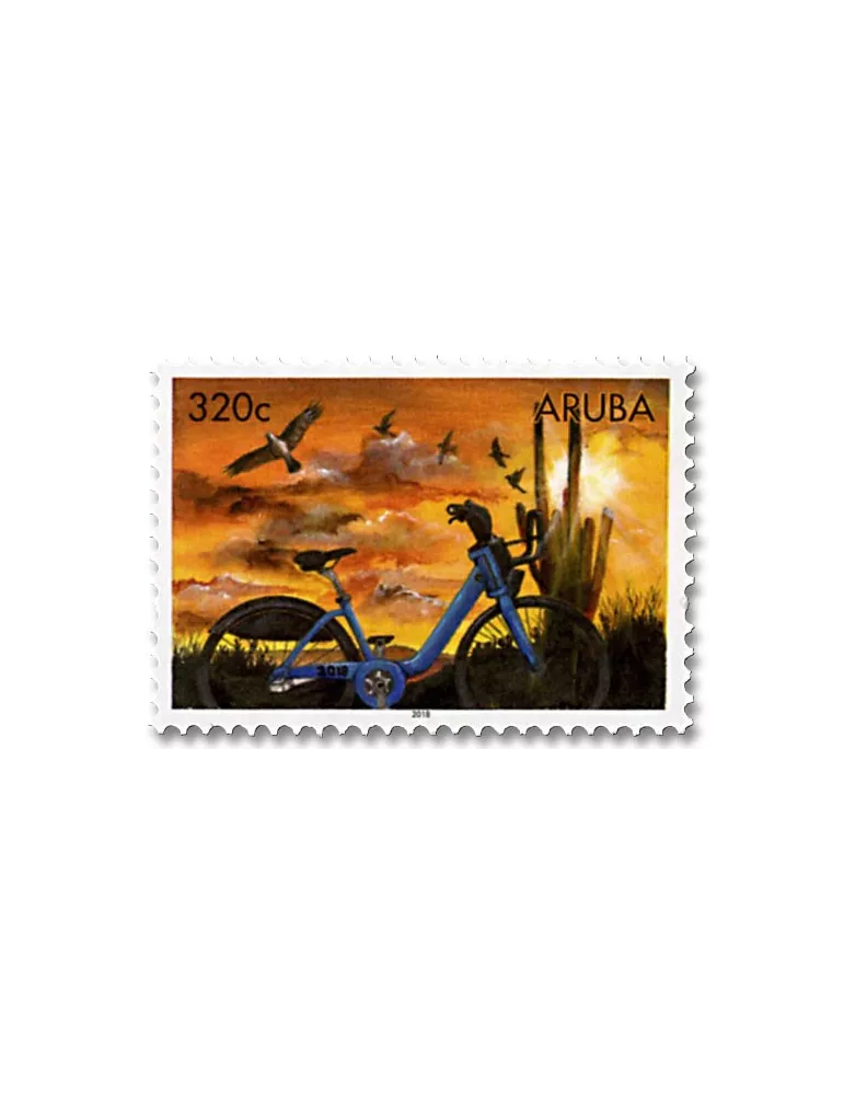 n° 1042/1046 - Timbre ARUBA Poste