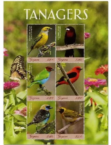 n° 7025/7030 - Timbre GUYANA Poste