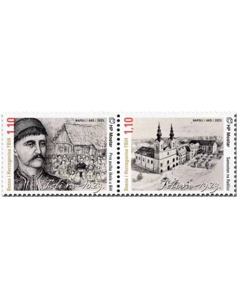 n° 585/586 - Timbre HERCEG-BOSNA Poste